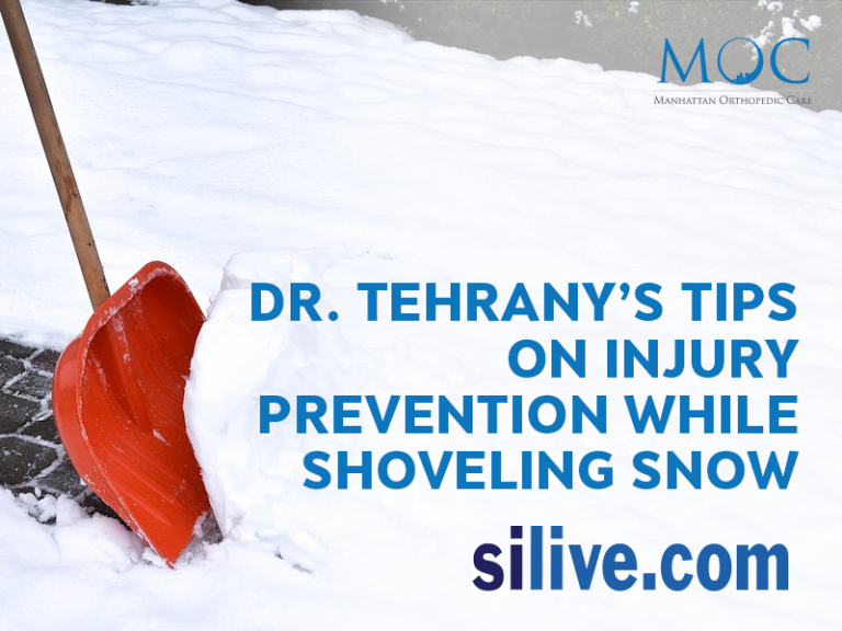 SILive.com: Snow Shoveling Injuries | Manhattan Orthopedic Care